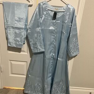 Elegant Blue anarkali Dress